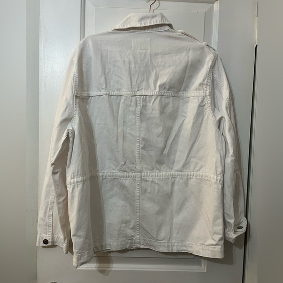 Nwt- TRF DENIM POCKET JACKET - Oyster-white-XS/S - Picture 5 of 7